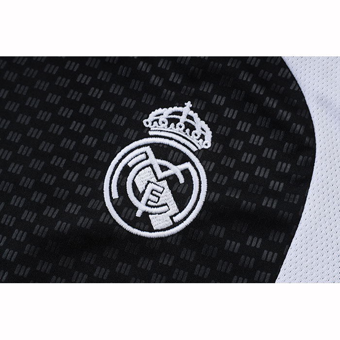 Chandal del Real Madrid Manga Corta 25-26 Negro - Pantalon Corto